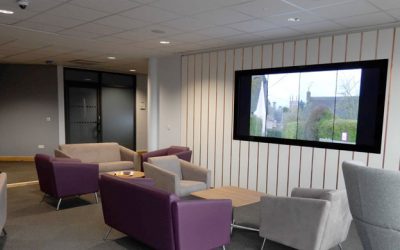 INTERACTIVE VIDEO WALL ADDS REAL WOW FACTOR TO WAITING ROOM